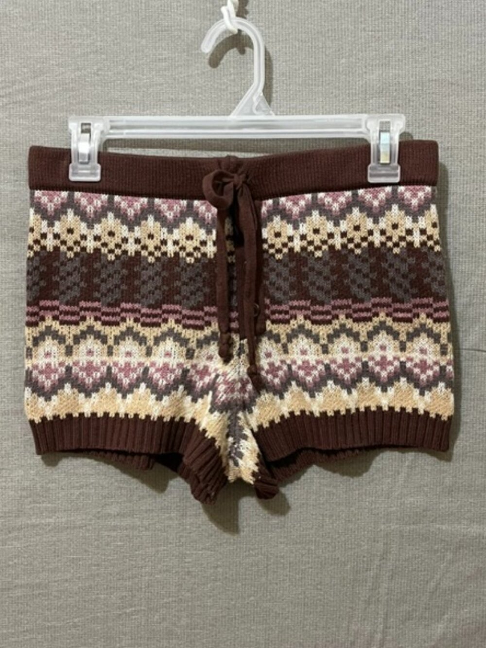 Aeropostale Fair Isle Knit Shorts Sz S EUC